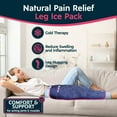 thumbnail image 2 of Magic Gel Leg Ice Pack | Reusable Cold Therapy Wrap for Leg Pain Relief, Injuries, Swelling & Arthritis, 2 of 7