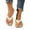 Beige, variant on Women's Bohemian Flat Thong Sandals Faux Straw Woven Non Slip Beach Flip Flops For Summer Daily Casual, Black