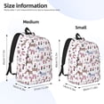thumbnail image 3 of Yiaed Cute Dog Print Backpack, Premium Laptop Backpack, Travel Backpack for Women, Lightweight Backpacks, Comfortable Back Pack-Small, 3 of 7