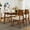 Brown + Beige chair, variant on Harper & Bright Designs Minimalist Dining Table Set for 4, 5 Pieces Wood Rectangle Kitchen Table Set with 4 Upholstered Chairs for Small Space Kictchen, Brown+Beige