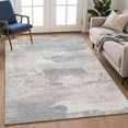 thumbnail image 6 of Addison Rugs Mayfield Premium Machine Washable Transitional Abstract Silver Rectangle Rug, 3' x 5', 6 of 6