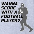 thumbnail image 2 of CafePress - FIN Score Football Player - Cute Infant Baby Football Bodysuit, 2 of 3