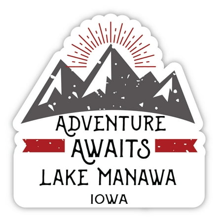 

Lake Manawa Iowa Souvenir 4-Inch Magnet Adventure Awaits Design