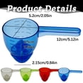 thumbnail image 3 of QIDESHIP Multipurpose Measuring Spoon with Funnel, 2-in-1 Powder Scoop and Pouring Tool for Protein Coffee Laundry Detergent, Anti-Static Easy Flow, Dishwasher Safe, 12 x 6 cm, Kitchen Gadget, 3 of 4