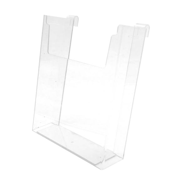 SSWBasics 8 ½ x 11 Inch Clear Acrylic Literature Holder for Wire Grid | Fits 3" On Center Wire Grid | Durable Acrylic Brochure Holder | Versatile Acrylic Flyer Holder | Professional Flyer Holder
