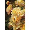 thumbnail image 2 of Styles, Emma 17x24 White Modern Wood Framed Museum Art Print Titled - Peonies for Springtime, 2 of 4