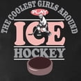 thumbnail image 3 of CafePress - Coolest Girls Hockey - Women's Long Sleeve Dark Pajamas, 3 of 3