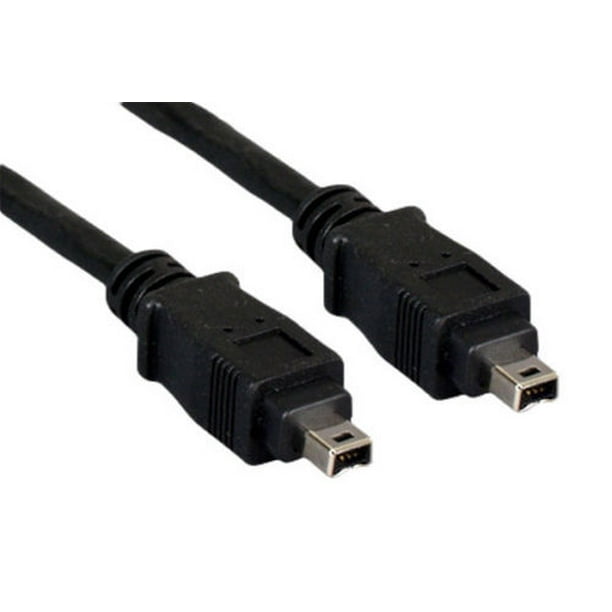 Kentek 3 feet FT pin to 4 pin IEEE-1394a 1394 Firewire iLINK DV cable 400 Mbps PC IEEE1394 black AV pinout - Walmart.com