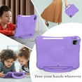 thumbnail image 5 of SaniMore for iPad Pro 11 2022/2021/2020/2018,iPad Air 5th/4th Generation/ipad 10.9" 2020 Case, Shockproof Full-Body Handle Stand Tablet Protective Kids-friendly Lightweight Cover, Purple, 5 of 6