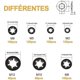 thumbnail image 2 of 680 Pcs Starlock Flat Washer Kit M3 M4 M5 M6 M8 M10 M12, 2 of 5