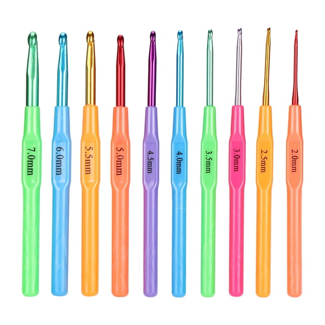 Colorful Knitting Needles,10Pcs Crochet Hooks Colorful Colorful Crochet Hooks Crochet Hooks Rugged and Tough