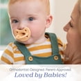 thumbnail image 2 of Chicco PhysioForma® Luxe One-Piece Silicone Pacifier, 0-6 Months, 2pk  - Blush, New, 2 of 11