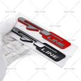 thumbnail image 4 of 3d Abs Gt Line Logo Car Trunk Emblem Badge For Kia Seltos Picanto K3 K5 Sportage Ev6 Optima Rio Proceed Ceed Gt Line Accessories GT Line Red Silver, 4 of 5