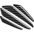 thumbnail image 1 of 4 Uds. Adhesivo protector de abolladuras para puerta de coche de fibra de carbono negro para coche SUV Van - ZXWSL, 1 of 5