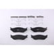 thumbnail image 1 of Balatas International Cf500, 2006-2014 Tras Semi Metálica Trw  CF500, 1 of 3