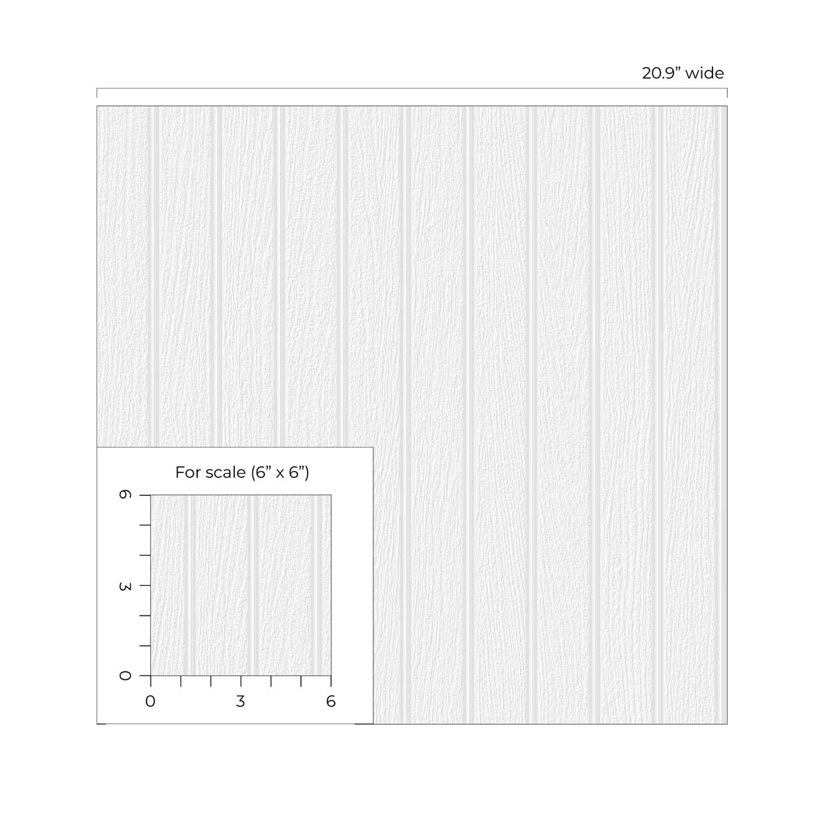 NextWall Faux Beadboard Paintable Peel and Stick Wallpaper