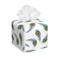 thumbnail image 1 of Balery Colorful Grass Porta Pañuelos de Cuero con Estampado – Funda Moderna Cuadrada para Caja de Pañuelos, Dispensador 5x5x5'', 1 of 7