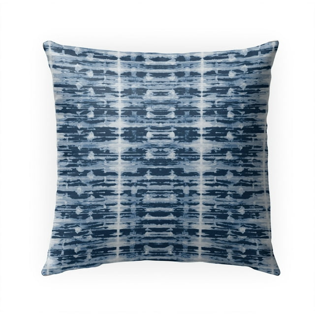 X-Ray Shibori Indigo Outdoor Pillow by Kavka Designs