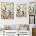 thumbnail image 4 of Designart "Simplistic Exotic Bird Floral Landscape" Birds Of Paradise Canvas Prints, 4 of 7