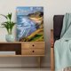 thumbnail image 5 of Qisvanset Elegant Cat Portrait Canvas Print 12x16 Inch Hallway Art, 5 of 8