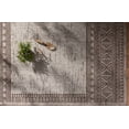 thumbnail image 3 of Indoor Outdoor Rug 2x4, Reversible, Loloi Easton Coffee / Dove (2'3" x 3'9"), 3 of 8