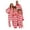 Red Kid, variant on Family Matching Christmas Pajamas Set Sleepwear Jumpsuit Hoodie with Hood Matching Holiday Xmas PJ's for Family