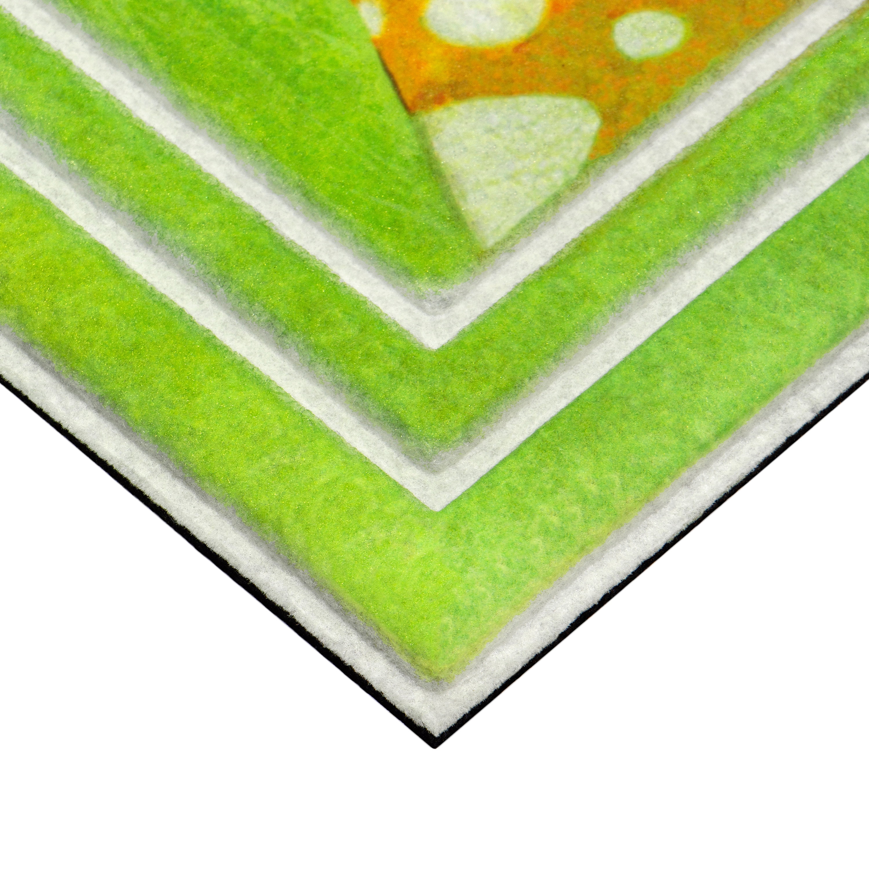 Apache Mills Fashionables Deluxe Gnome Green Indoor/Outdoor Doormat, 1.5' x 2.5'