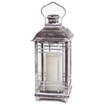 thumbnail image 4 of Set of 3 Mission Style White and Graphite Grey Candle Lanterns - 14-17-20 Inch - , Gray and White, 4 of 4