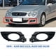 thumbnail image 4 of Car Front Bumper Fog Light Bezel Trim Frame for Mercedes-Benz CLK-Class W209 2005-2009 Fog Lamp Cove, 4 of 5