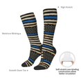 thumbnail image 5 of Women's Knee High Socks Distressed Thin Blue Line Flag Outdoor Casual Tube Socks, 5 of 7