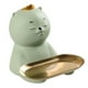 thumbnail image 2 of Bandeja de Almacenamiento Perfecl Estatua de Gato Resina Verde, 2 of 7
