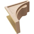 thumbnail image 6 of 9"W x 18"D x 18"H Classic Viola Rough Cedar Woodgrain TimberThane Corbel, Primed Tan, 6 of 6