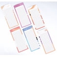 thumbnail image 3 of Inkdotpot Pack of 6 Funny Magnetic Dry Erase List For Fridge, Wipe Clean w/ NoStain, Quick Notes Shopping & Grocery List Whiteboard for Fridge, 8.75" x 3.8"(Brush Stroke), 3 of 6