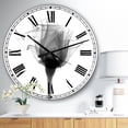thumbnail image 2 of DesignArt Rose #10 X-Ray Large Wall Clock, 2 of 2