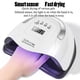 thumbnail image 5 of Lámpara secadora de uñas LED UV doble 180W X7 MAX, 5 of 5