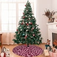 thumbnail image 7 of Sikiie Rose Leopard Print 30-48 inches {designName} Print Christmas Tree Skirt Snowman Xmas Tree Skirt with Edge Christmas Decorations for Holiday Party48", 7 of 7