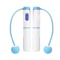thumbnail image 1 of 1Pair Jump Rope Length Adjustable Ropeless Skipping Rope Dual Mode Free Exercising Training for Adult Children Blue, 1 of 7