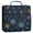 Golden Pine Needles, variant on Water-Resistant 3-Ring Binder Organizer with Multiple Pockets Zipper Binder Bag for Office Blue-pink Roses and Daisies
