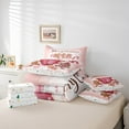 thumbnail image 6 of Castle Fairy Gingerbread Man Candy Cane 7 Pieces Bedding Comforter Set for Kids Children Boys Girls,Merry Christmas Full Bedding Set Lightweight,Xmas Festival Theme Fitted Sheet Flat Sheet, 6 of 8