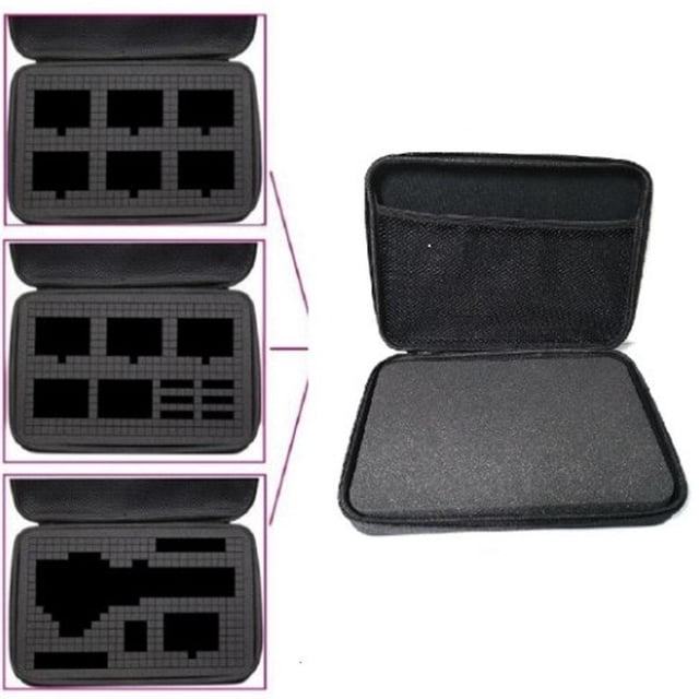 Estuche De Cámara Protector De Bolsa De Almacenamiento Para Yi Universal Con Compartimiento De Accesorios Flexible Esponja Macarena Caja de cámara Pequeño Protector