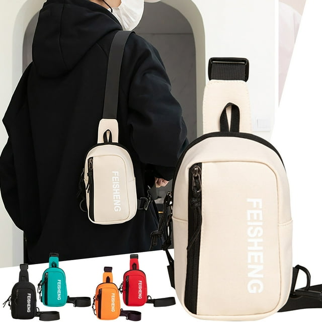 Fiudx Bolsa de Pecho, Versátil para Hombro y Cintura, Cinturón Ajustable para Mayor Comodidad, Tejido Impermeable, Ideal para Viajes y Senderismo, Duradera, Diseño Unisex, Múltiples Opciones de Trans