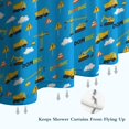 thumbnail image 6 of Cartoon Construction Vehicles Warning Signs Shower Curtain 72"x72" ,Bathroom Decorative Shower Curtains Set with 12 Hooks,Modern Waterproof Washable Shower Curtain, 6 of 6