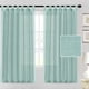 thumbnail image 1 of Cortinas Laklulu con aspecto de lino, semitransparentes, para sala de estar, dormitorio, divisor de ambientes, juego de 2 cortinas deslizantes, 1 of 5