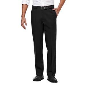 Image of Haggar Men's Super Flex Waistband Performance Pant, 36x32, Black