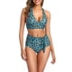 thumbnail image 1 of Trajes de baño de cintura alta, traje de baño de 2 piezas para mujer, traje de baño con estampado de leopardo, Tankini para mujer, calidad superior, 1 of 6