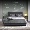thumbnail image 4 of Base Para Cama Matrimonial Abatible Box De Metal Madera Color Gris KingsHouse gris Matrimonial, 4 of 8