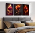thumbnail image 3 of 3 Pcs Tarot Canvas Wall Art Sun Moon and Star Mystical Astrology Celestial Paintings Pictures Wall Decor Poster Print Artwork for Bedroom Living Room Dorm Home Decoration, 3 of 6