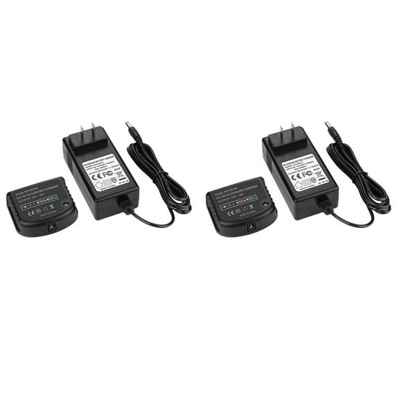 2X 9.6V-18V Multi-Volt Battery Charger for Ni-Cd Ni- Battery Hpb18 Hpb18-Ope Hpb12 Hpb14 Fs120Bx US Plug,2 X Battery Charger For Black &Decker NI-CD&NI-MH Battery 2 X Power Supply,black