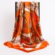 thumbnail image 1 of Chal de seda 2023 para mujer, bufanda cuadrada estampada, Foulard de satén, Hijab, bandas para el pelo, pañuelo para la cabeza, Bandana qiuyongming unisex, 1 of 2