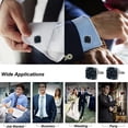 thumbnail image 5 of Gemelos Boda Regalos personalizados Padre Abuelo Papá Clip de corbata, Regalos de boda de negocios, 5 of 5
